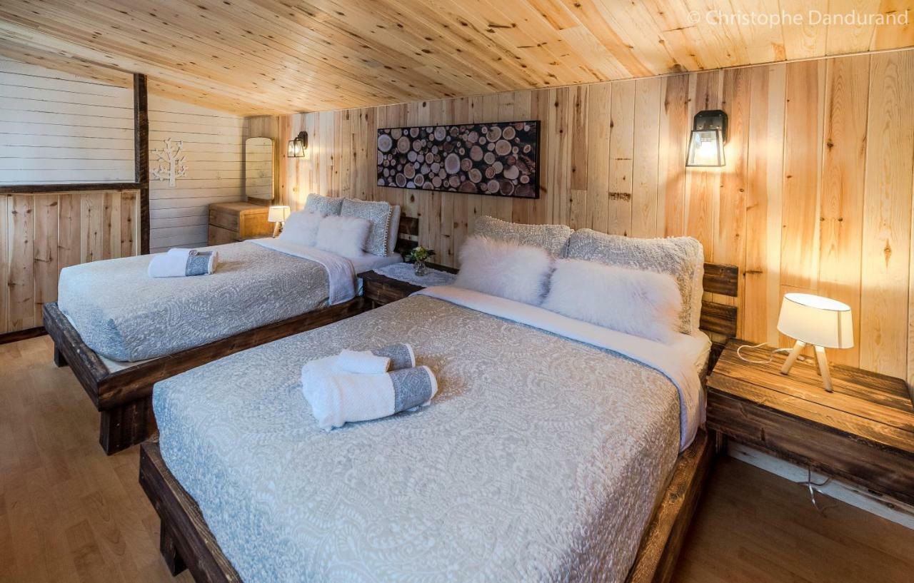 Chalet Le Louna - Les Chalets Spa Canada 라말베 외부 사진