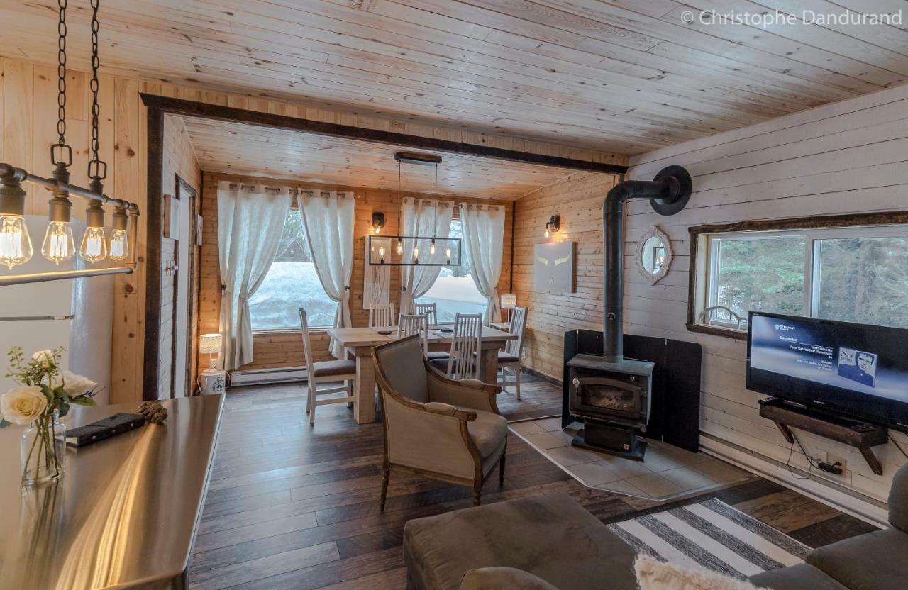 Chalet Le Louna - Les Chalets Spa Canada 라말베 외부 사진