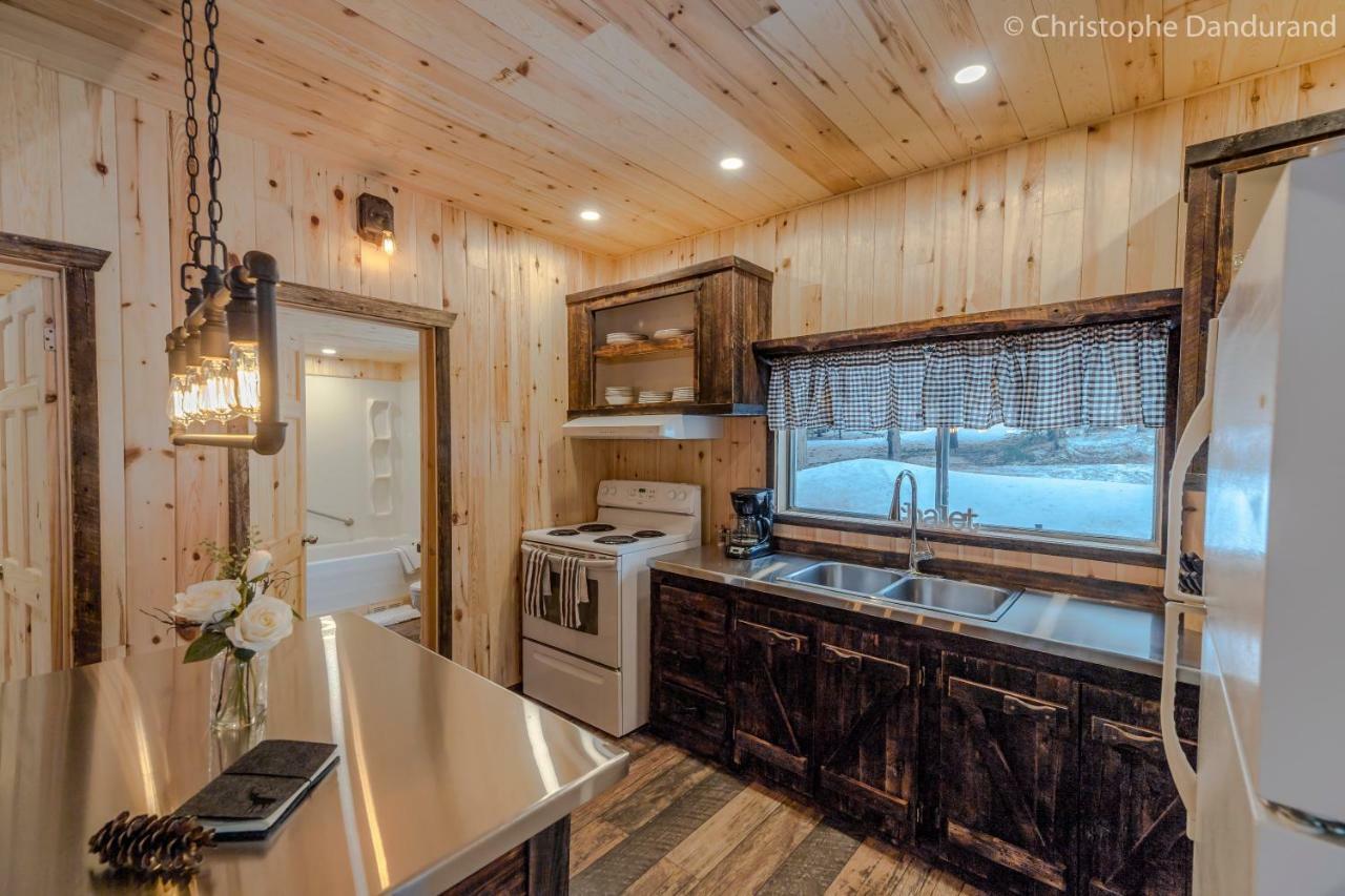 Chalet Le Louna - Les Chalets Spa Canada 라말베 외부 사진