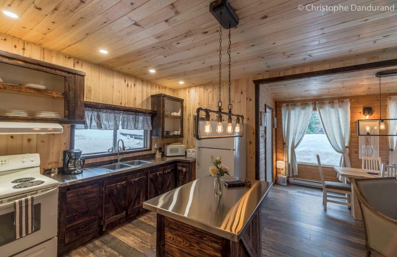 Chalet Le Louna - Les Chalets Spa Canada 라말베 외부 사진